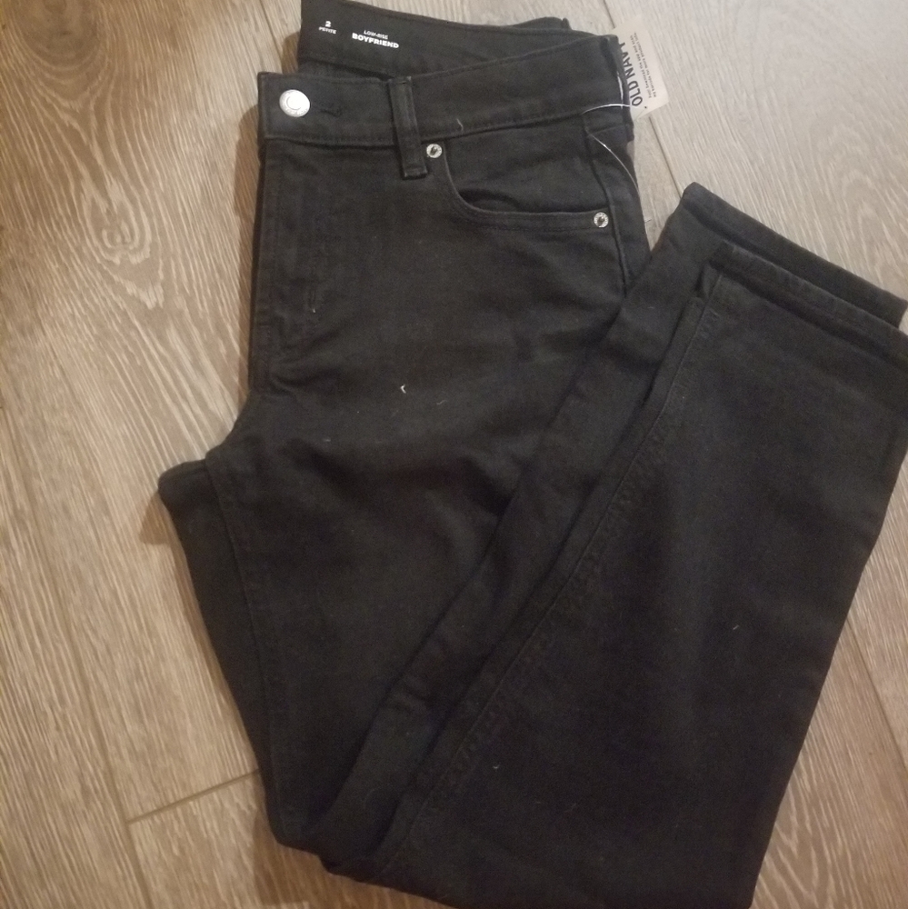 NWTS Boyfriend low rise jeans